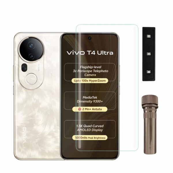Premium UV Tempered Glass Screen Protector For Vivo T4 ultra