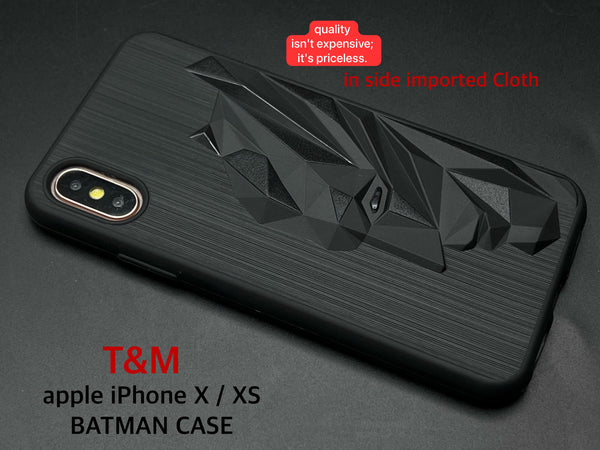 Superhero Engraved logo silicon Case for Apple Iphone X/xs