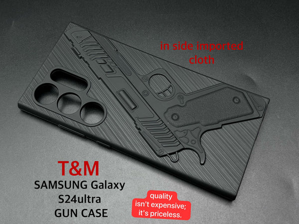 Gun Design Silicone case for Samung S24 Ultra