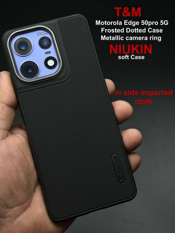 Niukin Silicone Case for Motorola Edge 50 Pro 5g