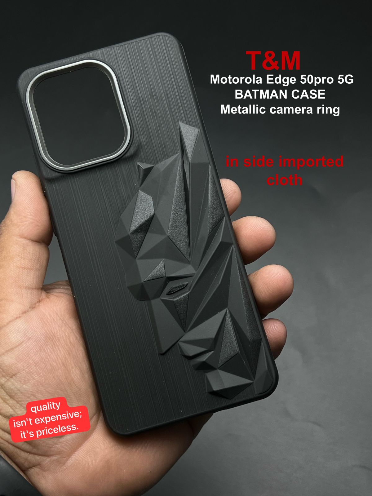 Superhero Engraved logo silicon Case for Motorola Edge 50 Pro 5g