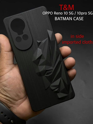 Superhero Engraved logo silicon Case for Oppo Reno 10