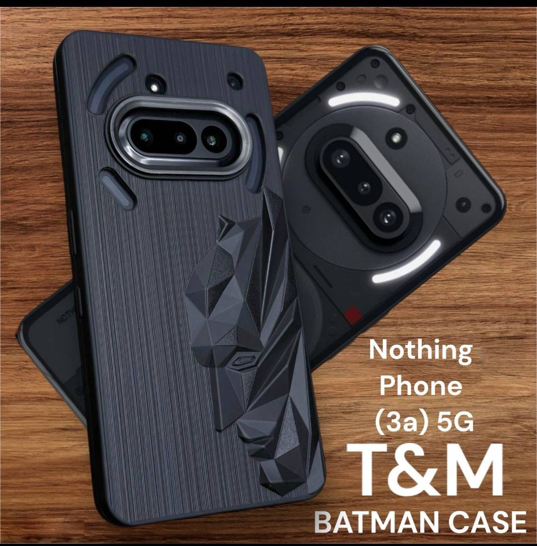 Superhero Engraved logo silicon Case for Nothing Phone 3A