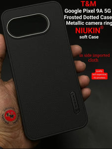 Black Niukin Silicone Case for Google Pixel 9a