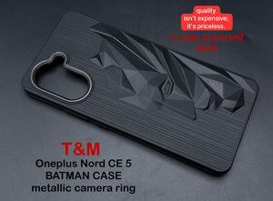 Superhero Engraved logo silicon Case for Oneplus Nord CE 5