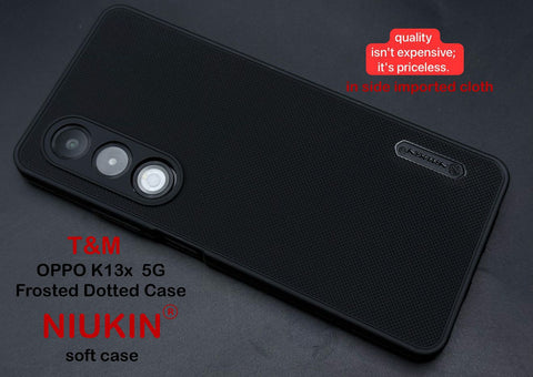 Black Niukin Silicone Case for Oppo K13X
