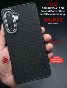 Black Niukin Silicone Case for Samsung A17