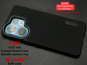 Black Niukin Silicone Case for Vivo V60