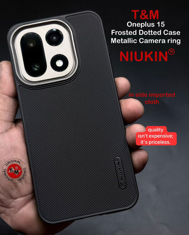 Black Niukin Silicone Case for Oneplus 15