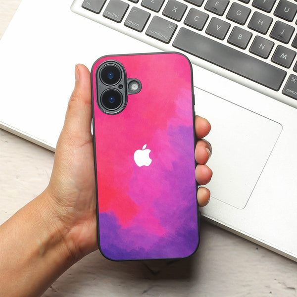 Magenta oil Paint (MB) Silicone Case for Apple Iphone 16