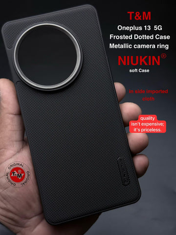 Black Niukin Silicone Case for Oneplus 13