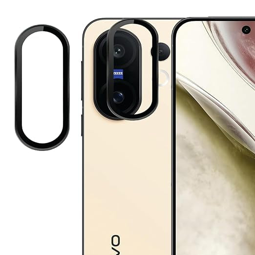 Black Metallic camera ring lens guard for Vivo X200 Fe