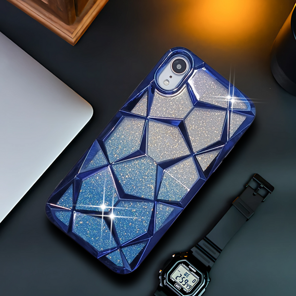 Dazzle Blue Silicone case for Apple iphone XR