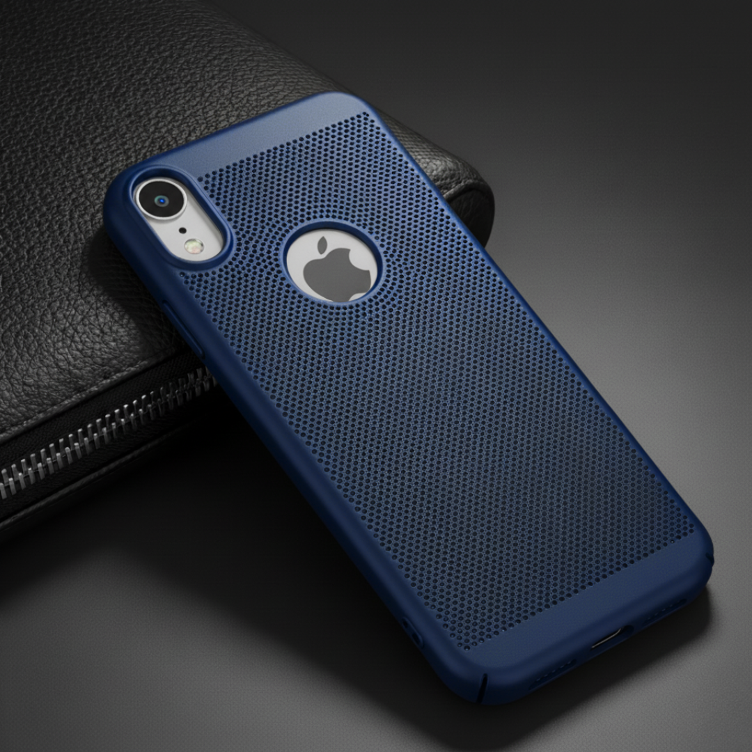 BREATHING DARK BLUE Silicone Case for Apple Iphone XR