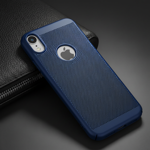 BREATHING DARK BLUE Silicone Case for Apple Iphone XR