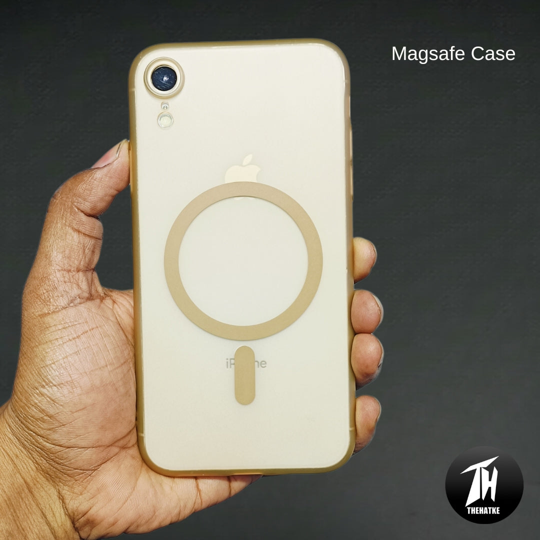 Nautral Titanium Paper Matte Magsafe Case for Apple Iphone XR