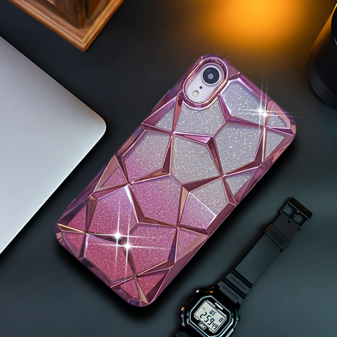 Dazzle Pink Silicone case for Apple iphone XR