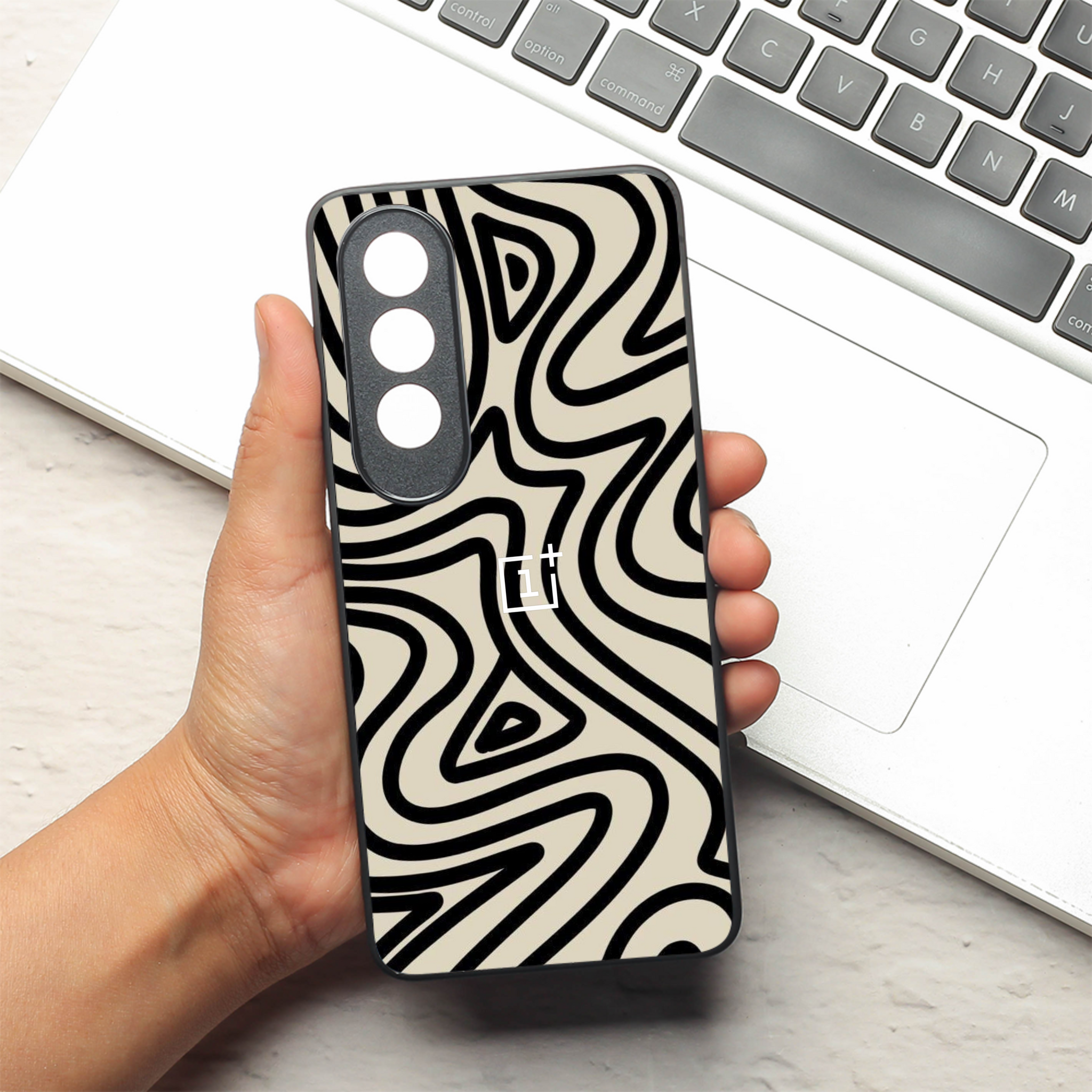 Zebra Flow metal back case for OnePlus Nord CE 4