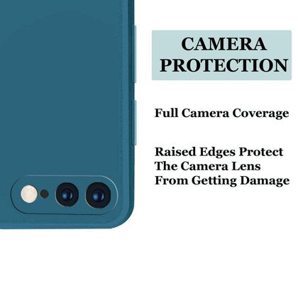 Cosmic Blue Camera Original Silicone case for Apple iphone 7 Plus