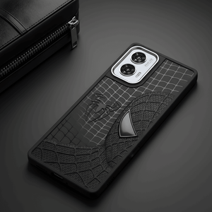 A SP-Superhero Engraved logo silicon Case for Motorola Edge 50 Fusion