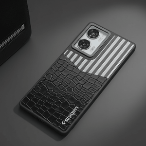 A TexturGuard Black Silicone Case for Motorola Edge 50 Fusion