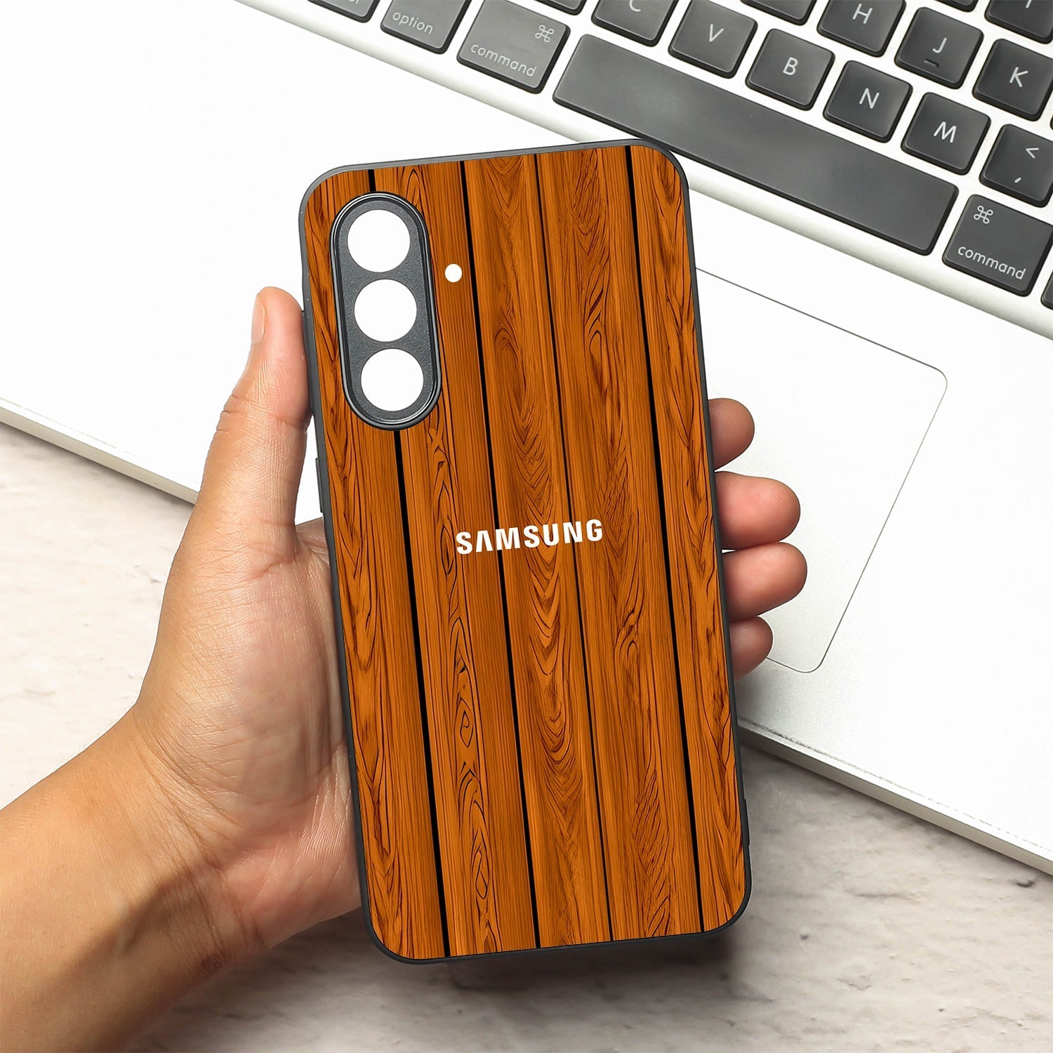 WoodCraft Touch metal back case for Samsung A55