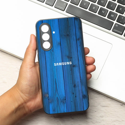 Indigo Planks metal back case for Samsung A55