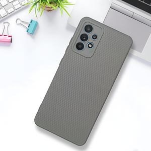 Grey Line Wave Silicone Case for Samsung A32