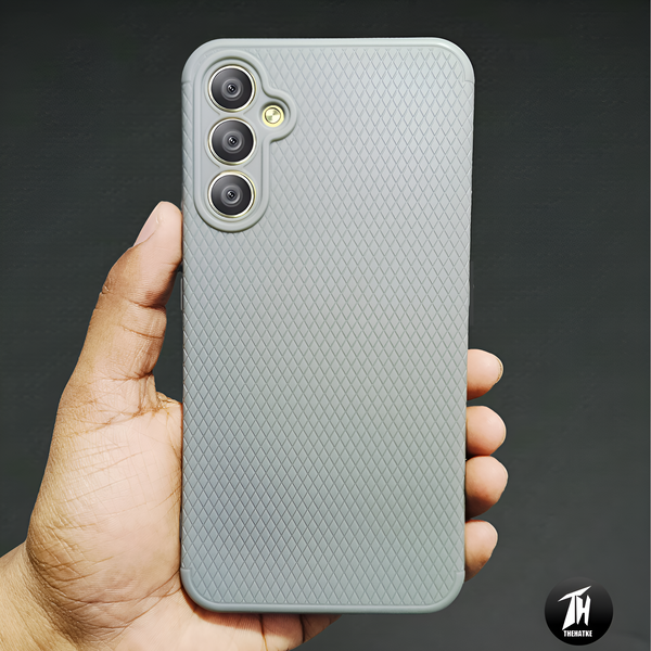 Grey Line Wave Silicone Case for Samsung S23 Fe