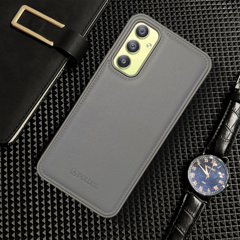 Prime Leather Grey Leather Case for Samsung A34
