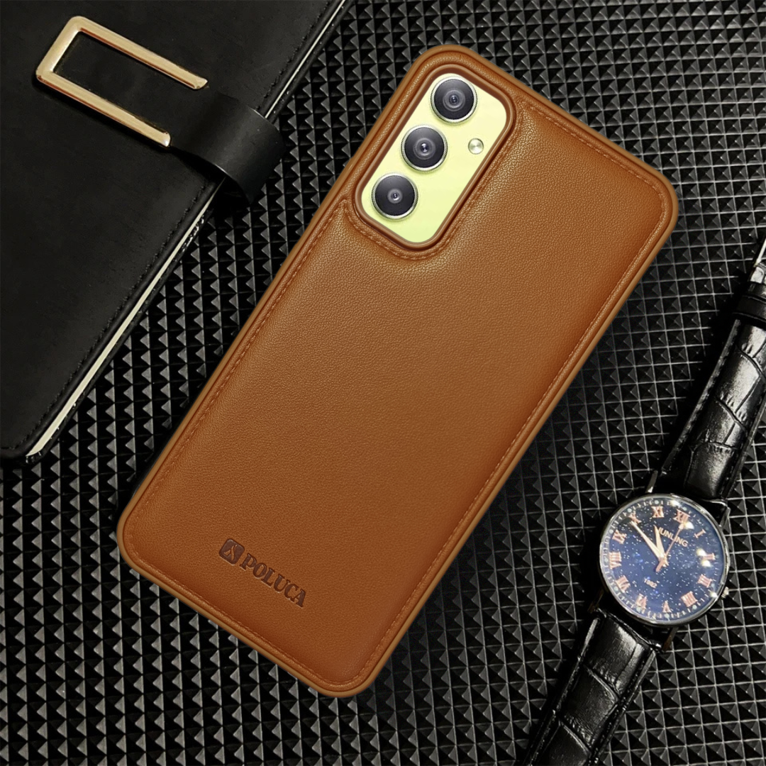 Prime Leather Brown Leather Case for Samsung A34
