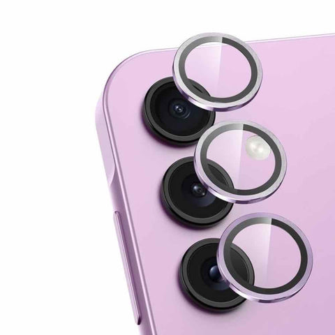 Pink Metallic camera ring lens guard for Samsung A35