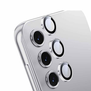 Silver Metallic camera ring lens guard for Samsung A35 5G