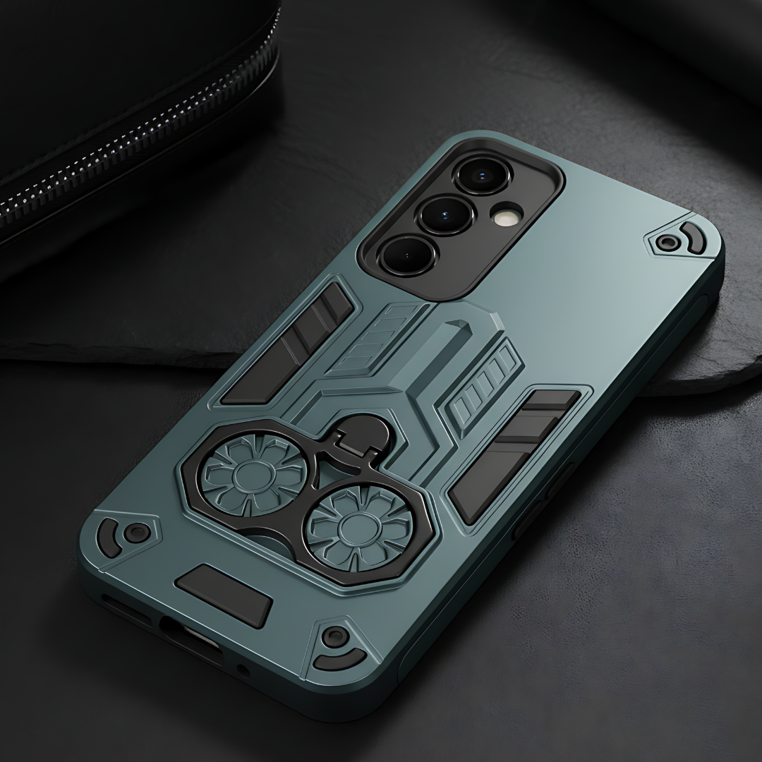 Green Cycle Armor Silicone Case for Samsung A35