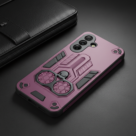 Mehroon Cycle Armor Silicone Case for Samsung A36