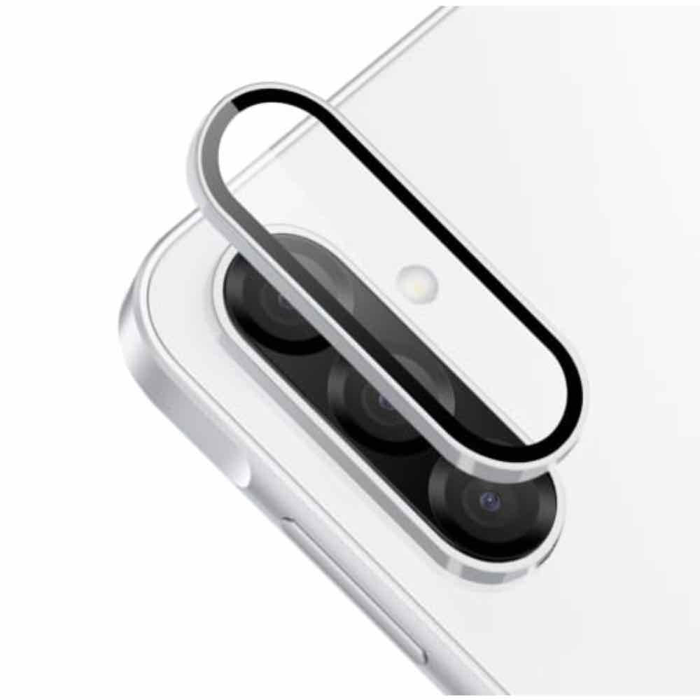 Silver Metallic camera ring lens guard for Samsung A36