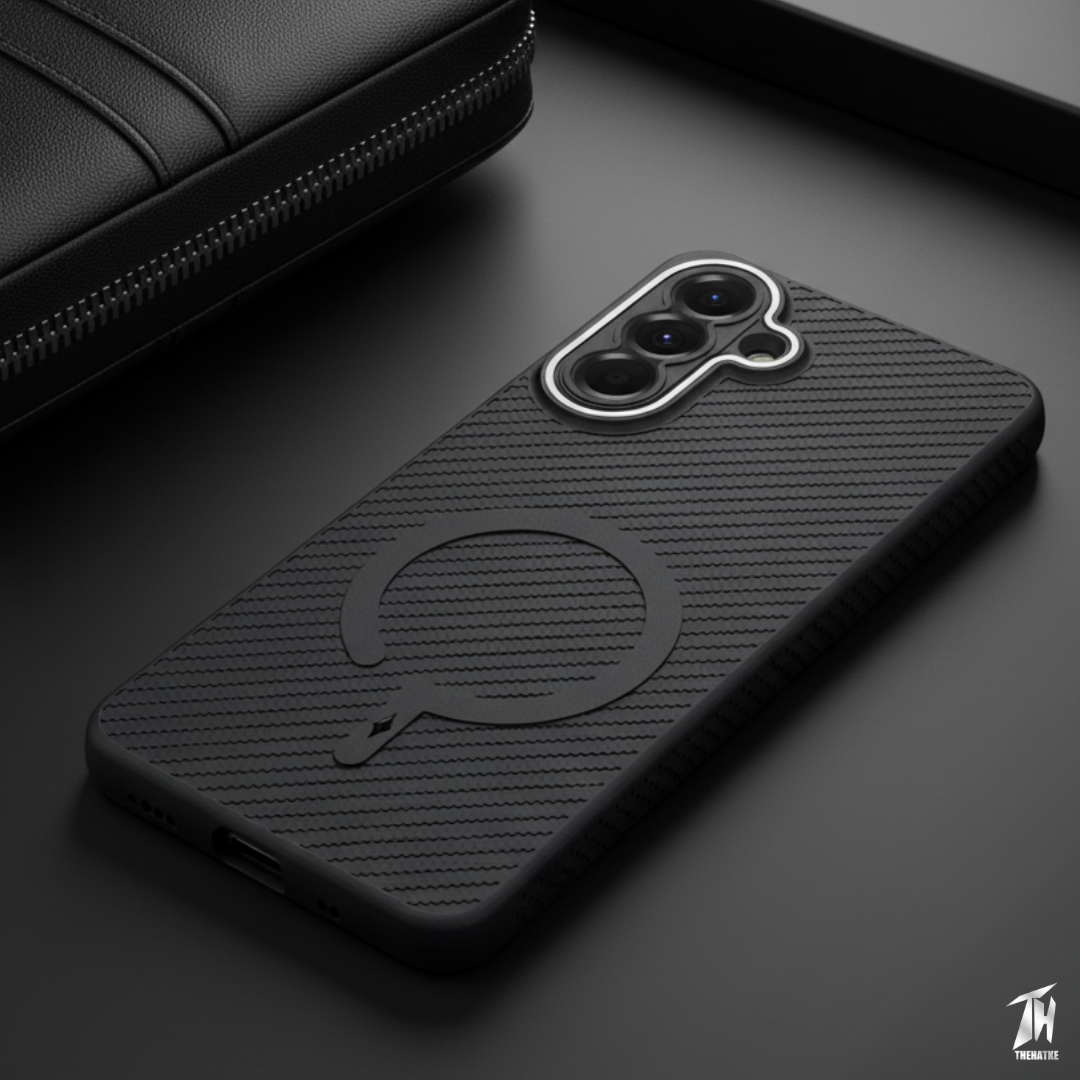 Gripon Black (Grey RING)Silicone Case for Samsung A56