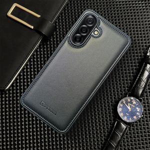 Prime Leather Black Leather Case for Samsung A36