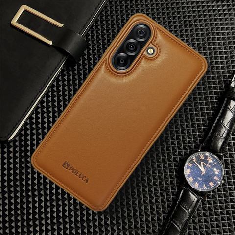 Prime Leather Brown Leather Case for Samsung A36