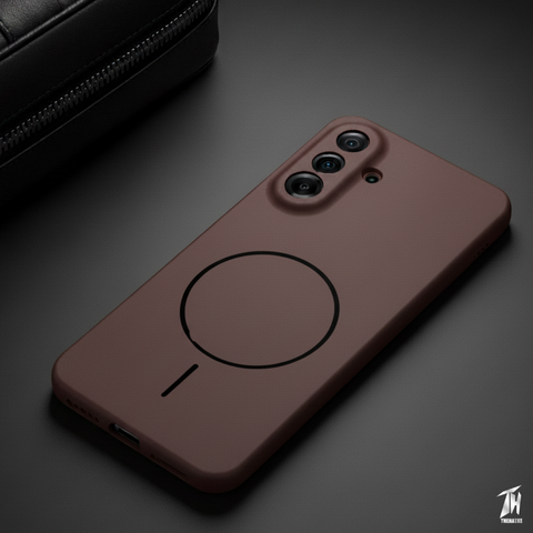 CAVEN Dark Brown Silicone case for Samsung A36