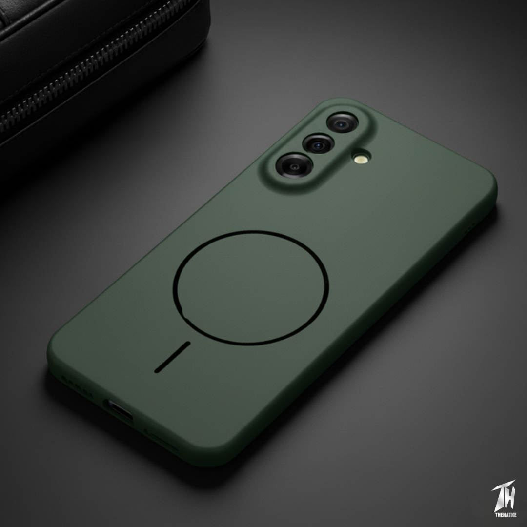 CAVEN Dark Green Silicone case for Samsung A34