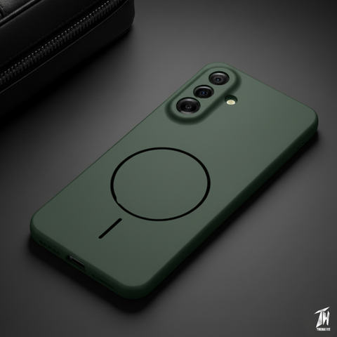 CAVEN Dark Green Silicone case for Samsung A34