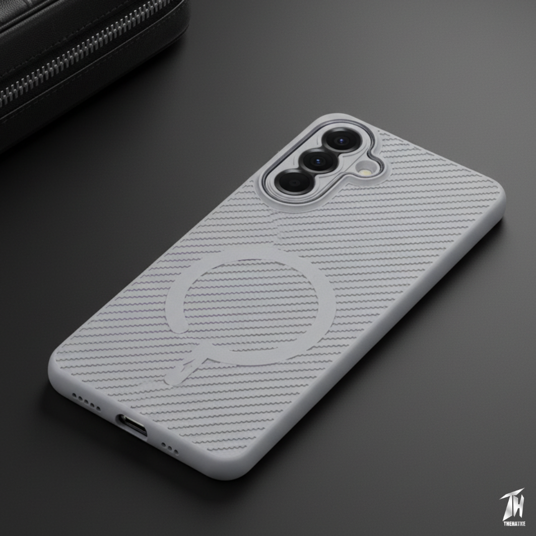 Gripon Grey Silicone Case for Samsung A56