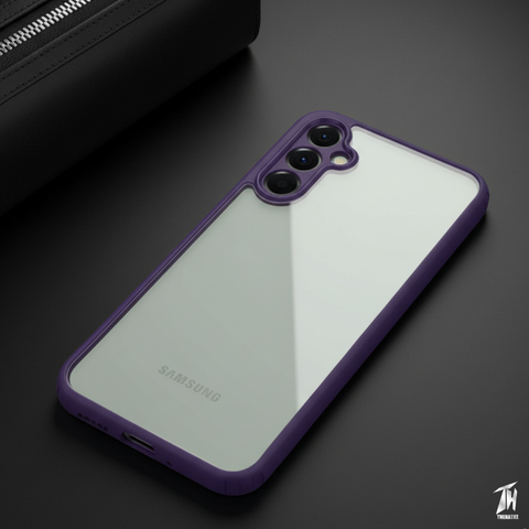 Pureview Voilet Hybrid Shockproof Silicone Case for Samsung A34