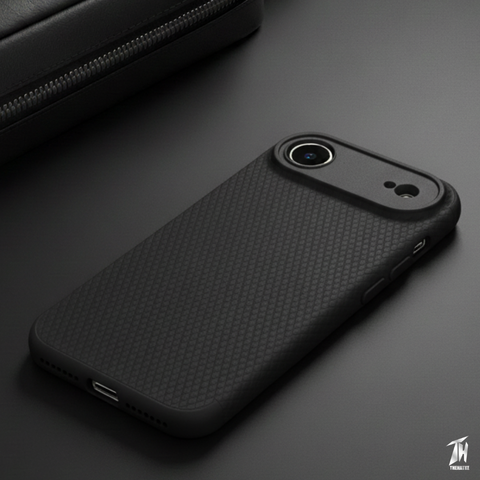 Black Line Wave Silicone Case for Apple iphone Air