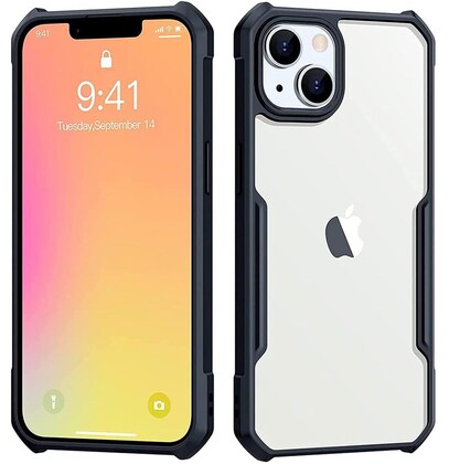 Shockproof Transparent Silicone Safe Case for Apple iphone 13 Mini