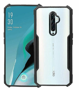 Hybrid Shockproof Safe transparent Silicone Case for Oppo Reno 2f