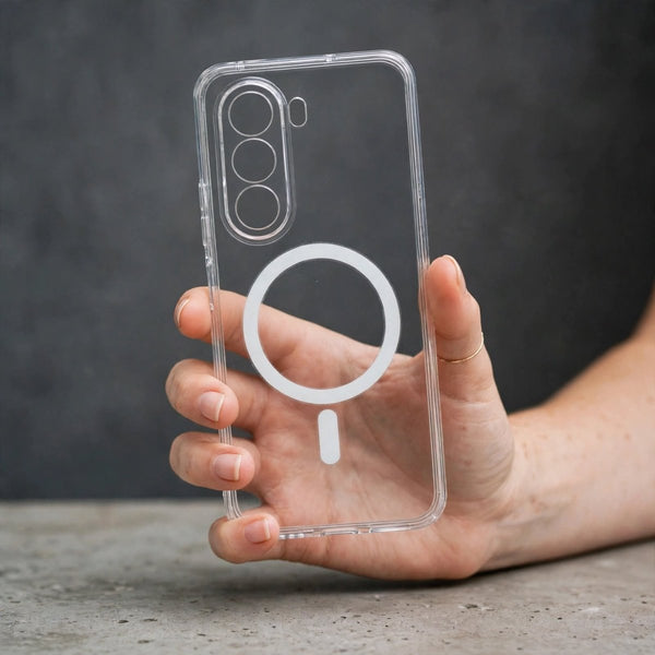 Anti Yellow Magsafe Transparent Case for Oneplus Nord Ce 6 Lite - The Hatke