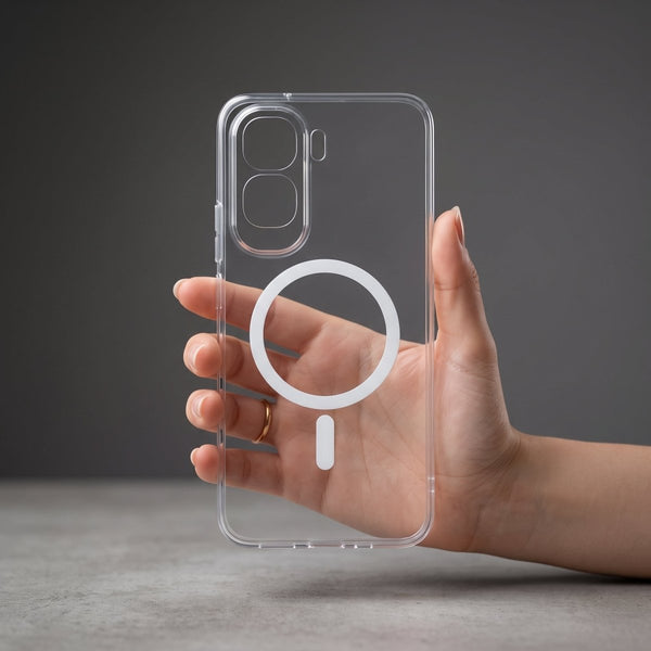 Anti Yellow Magsafe Transparent Case for Vivo T5 Pro - The Hatke
