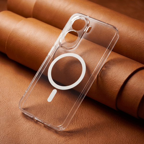 Anti Yellow Magsafe Transparent Case for Vivo T5 Pro - The Hatke